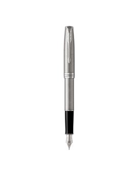 Penna Stilografica Sonnet Stainless Steel Parker - Media - 1931510 (Nero)