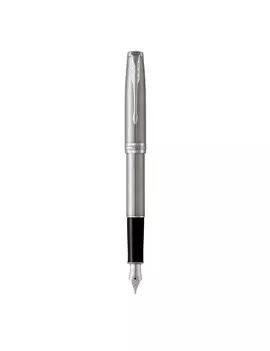 Penna Stilografica Sonnet Stainless Steel Parker - Media - 1931510 (Nero)
