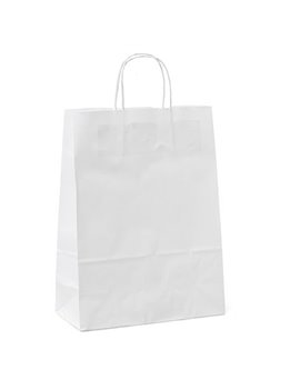 Shopper in Carta Mainetti Bags - 14x9x20 cm - 078309 (Bianco Conf. 25)
