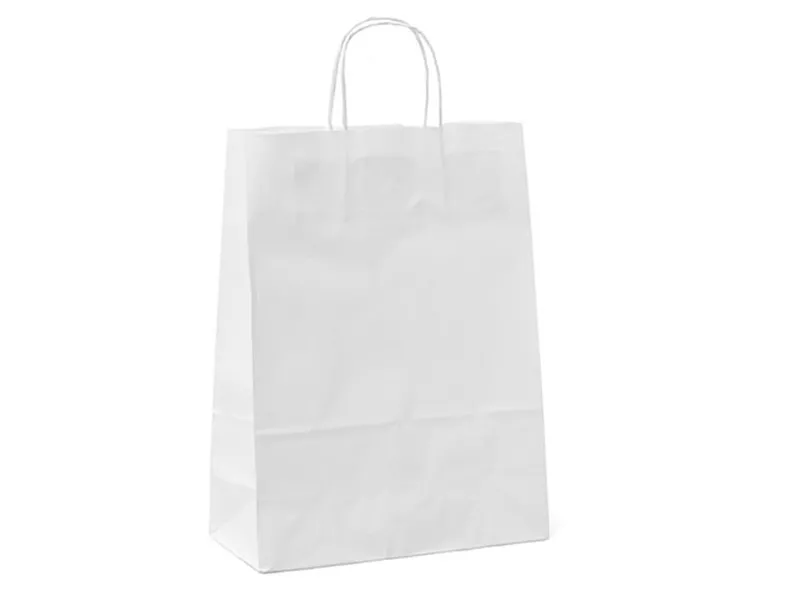 Shopper in Carta Mainetti Bags - 14x9x20 cm - 078309 (Bianco Conf. 25)
