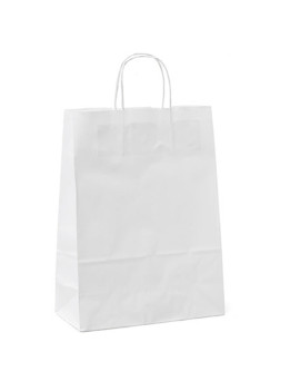 Shopper in Carta Mainetti Bags - 22x10x29 cm - 031489 (Bianco Conf. 25)