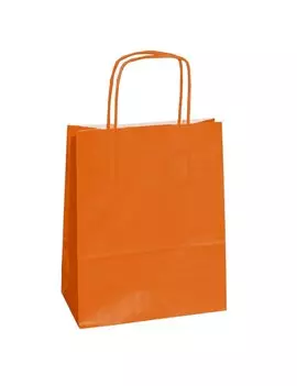 Shopper in Carta Mainetti Bags - 14x9x20 cm - 079795 (Arancione Conf. 25)