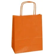 Shopper in Carta Mainetti Bags - 14x9x20 cm - 079795 (Arancione Conf. 25)