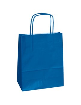 Shopper in Carta Mainetti Bags - 14x9x20 cm - 079825 (Blu Conf. 25)