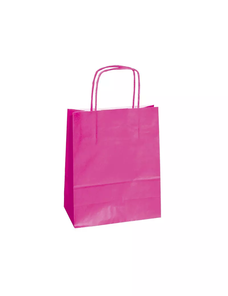 Shopper in Carta Mainetti Bags - 14x9x20 cm - 079801 (Magenta Conf. 25)