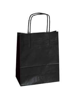 Shopper in Carta Mainetti Bags - 14x9x20 cm - 078361 (Nero Conf. 25)