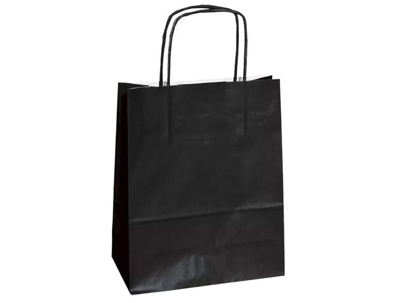 Shopper in Carta Mainetti Bags - 14x9x20 cm - 078361 (Nero Conf. 25) Shopper in Carta Mainetti Bags - 14x9x20 cm - 078361 (Nero Conf. 25)