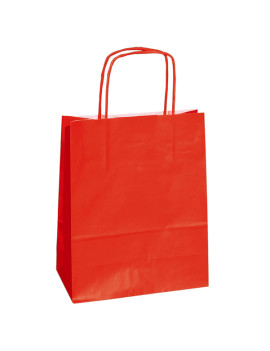 Shopper in Carta Mainetti Bags - 14x9x20 cm - 078361 (Rosso Conf. 25)