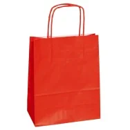 Shopper in Carta Mainetti Bags - 14x9x20 cm - 078361 (Rosso Conf. 25)