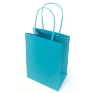 Shopper in Carta Mainetti Bags - 14x9x20 cm - 079788 (Turchese Conf. 25)