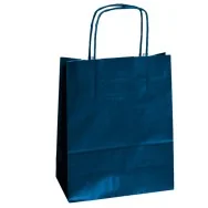 Shopper in Carta Mainetti Bags - 18x8x24 cm - 072130 (Blu Conf. 25)