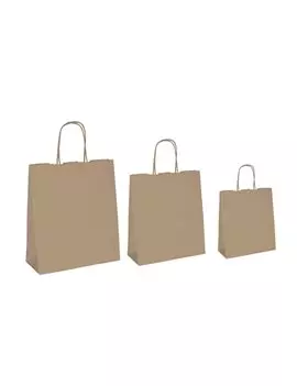 Shopper in Carta Mainetti Bags - 18x8x24 cm - 072147 (Avana Conf. 25)