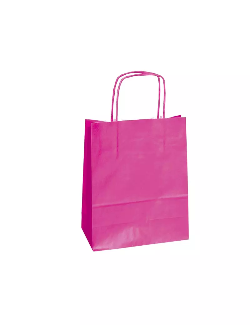 Shopper in Carta Mainetti Bags - 18x8x24 cm - 072048 (Magenta Conf. 25)