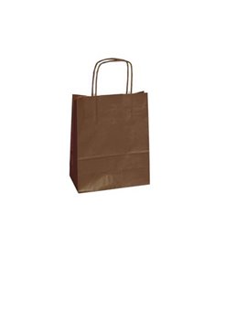 Shopper in Carta Mainetti Bags - 18x8x24 cm - 072026 (Marrone Conf. 25)