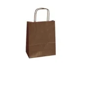 Shopper in Carta Mainetti Bags - 18x8x24 cm - 072026 (Marrone Conf. 25)