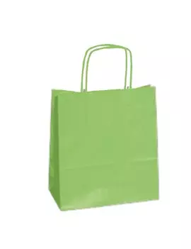 Shopper in Carta Mainetti Bags - 18x8x24 cm - 072093 (Verde Mela Conf. 25)