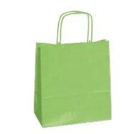 Shopper in Carta Mainetti Bags - 18x8x24 cm - 072093 (Verde Mela Conf. 25)