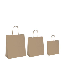 Shopper in Carta Mainetti Bags - 22x10x29 cm - 067044 (Avana Conf. 25)