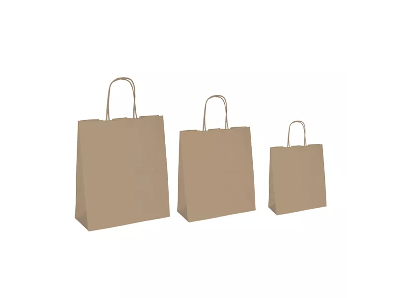 Shopper in Carta Mainetti Bags - 22x10x29 cm - 067044 (Avana Conf. 25)