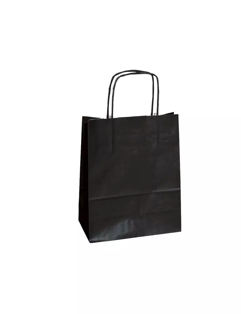 Shopper in Carta Mainetti Bags - 45x15x50 cm - 047688 (Nero Conf. 25)