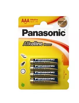 Pile Panasonic Alkaline Power - Ministilo AAA - C500003 (Conf. 4)