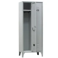 Armadio Spogliatoio in Metallo Fasma - 2 Vani - 70x35x180 cm - 111/02/S (Grigio)