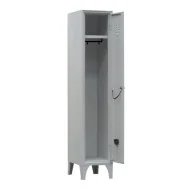 Armadio Spogliatoio in Metallo Fasma - 2 Vani - 35x35x180 cm - 111/01/S (Grigio)