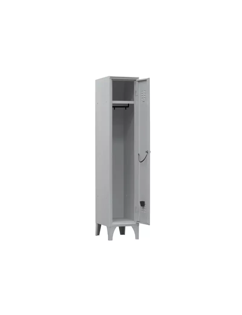 Armadio Spogliatoio in Metallo Fasma - 2 Vani - 35x35x180 cm - 111/01/S (Grigio) Armadio Spogliatoio in Metallo Fasma - 2 Vani - 35x35x180 cm - 111/01/S (Grigio)