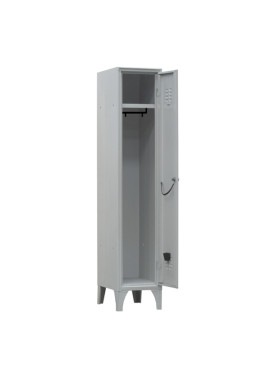 Armadio Spogliatoio in Metallo Fasma - 2 Vani - 35x35x180 cm - 111/01/S (Grigio)