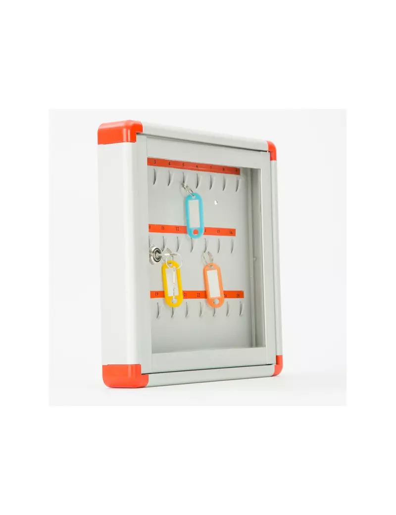 Bacheca per Chiavi Metalplus - 30x30 cm - 2184/0 (Alluminio) Bacheca per Chiavi Metalplus - 30x30 cm - 2184/0 (Alluminio)