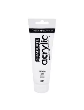 Colore Acrilico Fine Graduate Daler Rowney - 120 ml - D123120011 (Bianco Conf. 3)