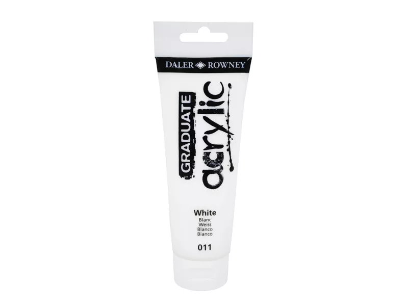 Colore Acrilico Fine Graduate Daler Rowney - 120 ml - D123120011 (Bianco Conf. 3) Colore Acrilico Fine Graduate Daler Rowney - 120 ml - D123120011 (Bianco Conf. 3)