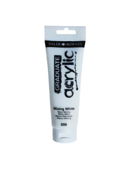Colore Acrilico Fine Graduate Daler Rowney - 120 ml - D123120006 (Bianco Miscela Conf. 3)