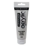 Colore Acrilico Fine Graduate Daler Rowney - 120 ml - D123120020 (Bianco Perla Conf. 3)
