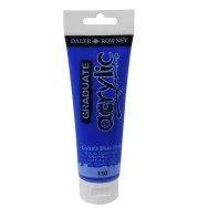 Colore Acrilico Fine Graduate Daler Rowney - 120 ml - D123120110 (Blu Cobalto Imitazione Conf. 3)