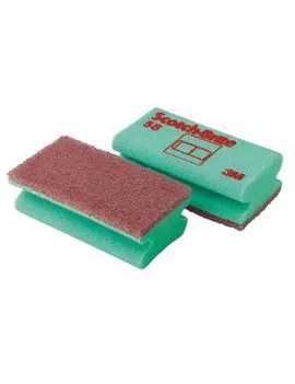 Spugna Accoppiata Scotch-Brite 3M - 7000037578 (Verde Conf. 10)