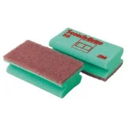 Spugna Accoppiata Scotch-Brite 3M - 7000037578 (Verde Conf. 10)