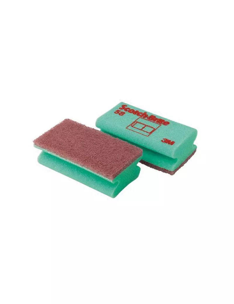 Spugna Accoppiata Scotch-Brite 3M - 7000037578 (Verde Conf. 10) Spugna Accoppiata Scotch-Brite 3M - 7000037578 (Verde Conf. 10)