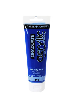 Colore Acrilico Fine Graduate Daler Rowney - 120 ml - D123120159 (Blu Primario Conf. 3)