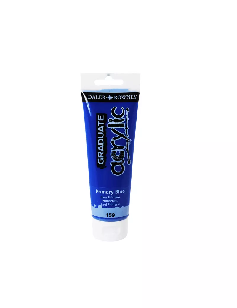 Colore Acrilico Fine Graduate Daler Rowney - 120 ml - D123120159 (Blu Primario Conf. 3) Colore Acrilico Fine Graduate Daler Rowney - 120 ml - D123120159 (Blu Primario Conf. 3)