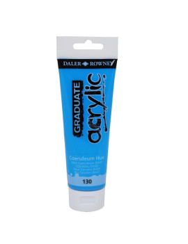 Colore Acrilico Fine Graduate Daler Rowney - 120 ml - D123120130 (Ceruleo Imitazione Conf. 3)