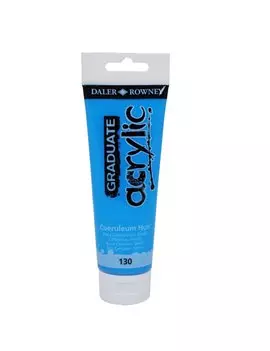 Colore Acrilico Fine Graduate Daler Rowney - 120 ml - D123120130 (Ceruleo Imitazione Conf. 3)