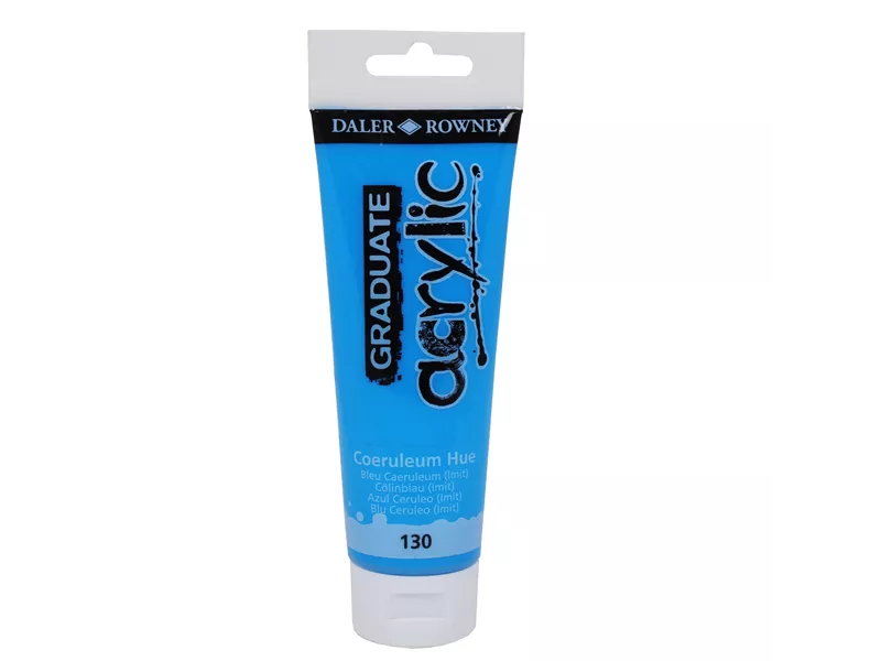 Colore Acrilico Fine Graduate Daler Rowney - 120 ml - D123120130 (Ceruleo Imitazione Conf. 3) Colore Acrilico Fine Graduate Daler Rowney - 120 ml - D123120130 (Ceruleo Imitazione Conf. 3)