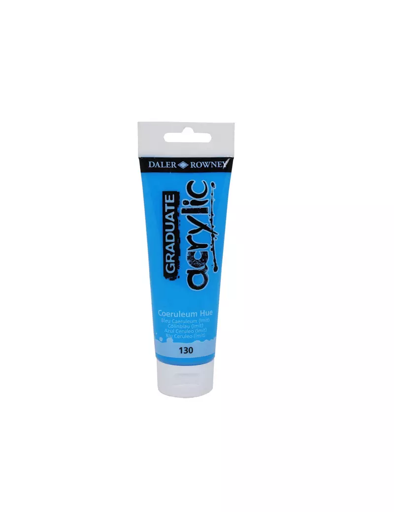Colore Acrilico Fine Graduate Daler Rowney - 120 ml - D123120130 (Ceruleo Imitazione Conf. 3) Colore Acrilico Fine Graduate Daler Rowney - 120 ml - D123120130 (Ceruleo Imitazione Conf. 3)