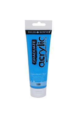 Colore Acrilico Fine Graduate Daler Rowney - 120 ml - D123120130 (Ceruleo Imitazione Conf. 3)
