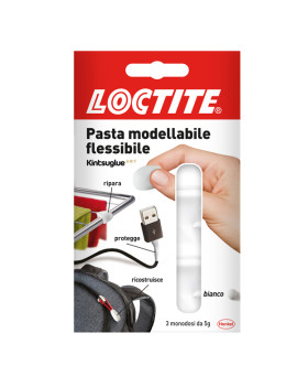 Colla Modellabile Kintsuglue Loctite - 2239174 (Bianco Conf. 3 x 5 g)