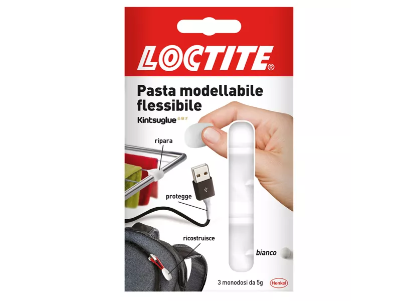 Colla Modellabile Kintsuglue Loctite - 2239174 (Bianco Conf. 3 x 5 g) Colla Modellabile Kintsuglue Loctite - 2239174 (Bianco Conf. 3 x 5 g)
