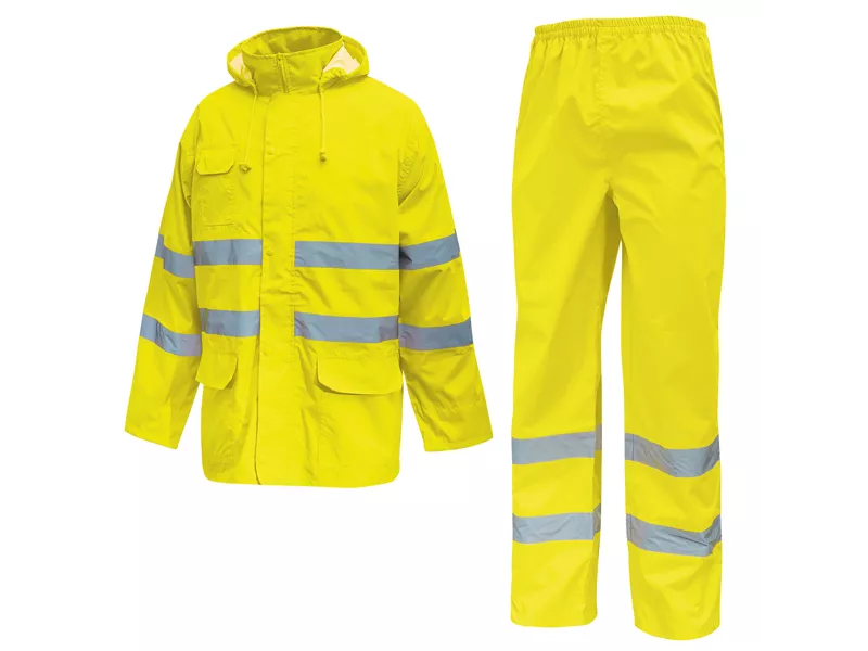 Giacca e Pantalone Alta Visibilità Cover U-Power - Taglia XL - HL168YF-XL (Giallo Fluo)
