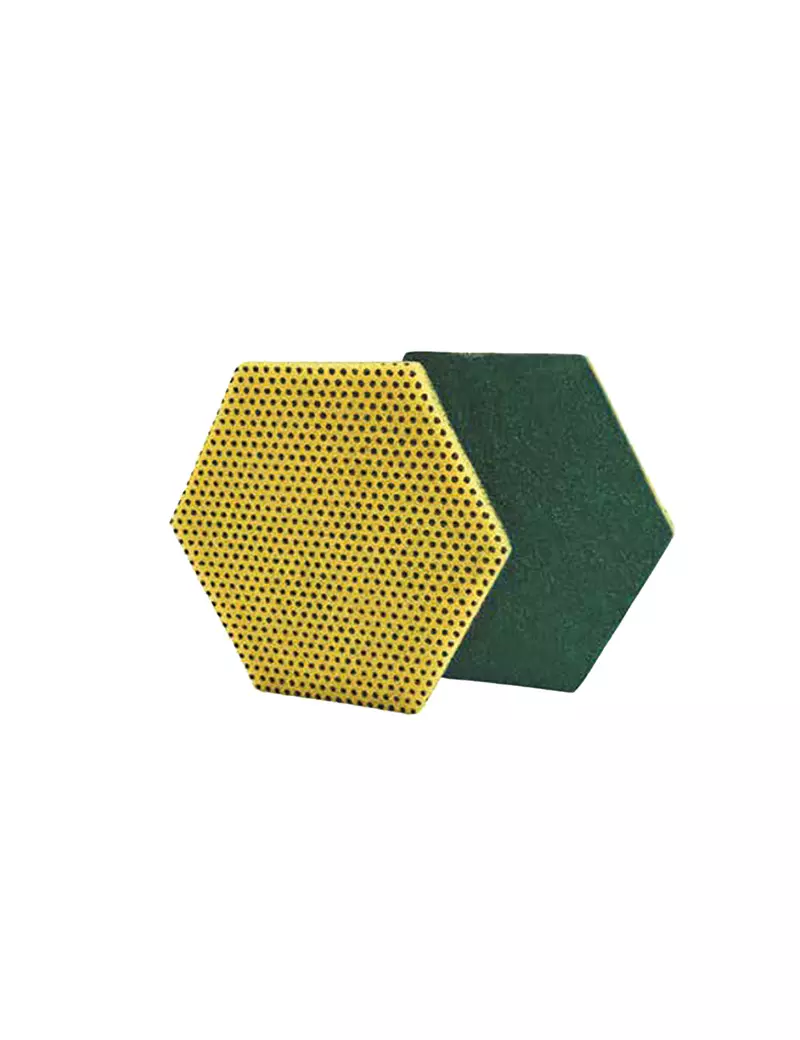 Spugne in Fibra 96Hex Scotch-Brite 3M - 7100206773 (Giallo e Verde Conf. 15) Spugne in Fibra 96Hex Scotch-Brite 3M - 7100206773 (Giallo e Verde Conf. 15)