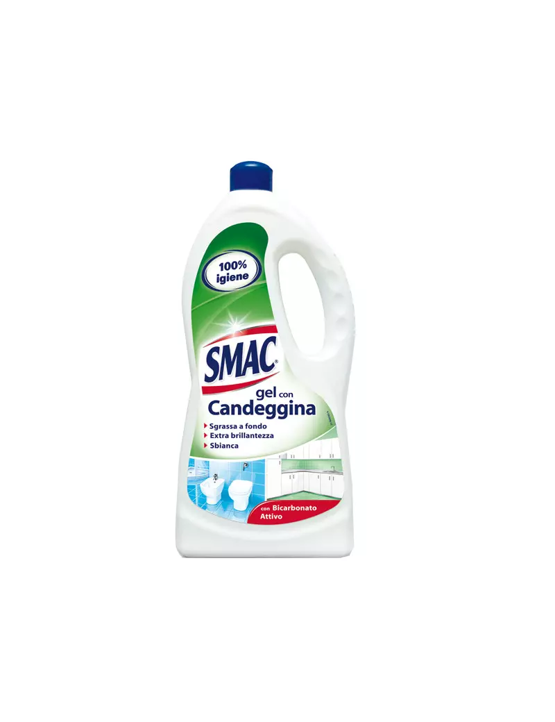 Sgrassatore Sbiancante Gel con Candeggina Smac - 850 ml - M74724 Sgrassatore Sbiancante Gel con Candeggina Smac - 850 ml - M74724